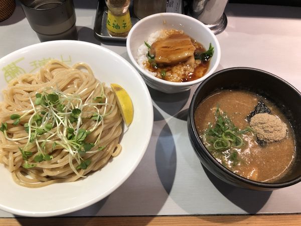 「つけそば　ランチセット角煮丼」@中華蕎麦 瑞山（ZUIZAN）の写真