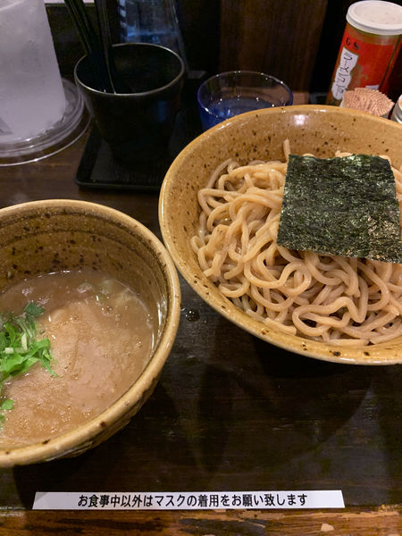 「ベジポタつけ麺　胚芽麺　大盛」@つけ麺 えん寺 吉祥寺総本店の写真