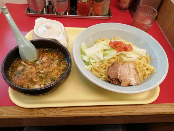 「旨辛スタミナつけめん 期間限定」@山岡家 川島店の写真