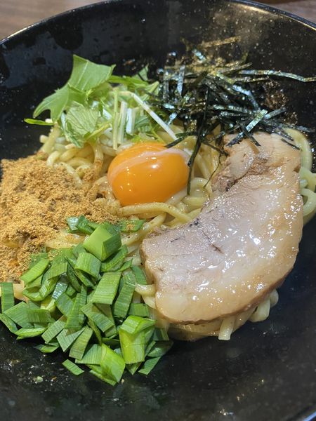 「まぜそば84、植竹セット92」@やきめし屋 植竹の写真