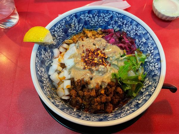 「濃厚担々麺(肉味噌増)」@スパイス担担麺専門店 香辛薬麺の写真