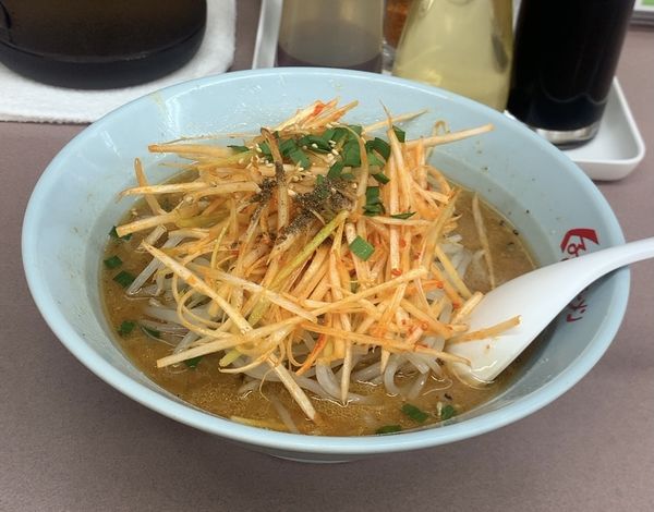 「ねぎ味噌ラーメン」@くるまやラーメン おゆみ店の写真