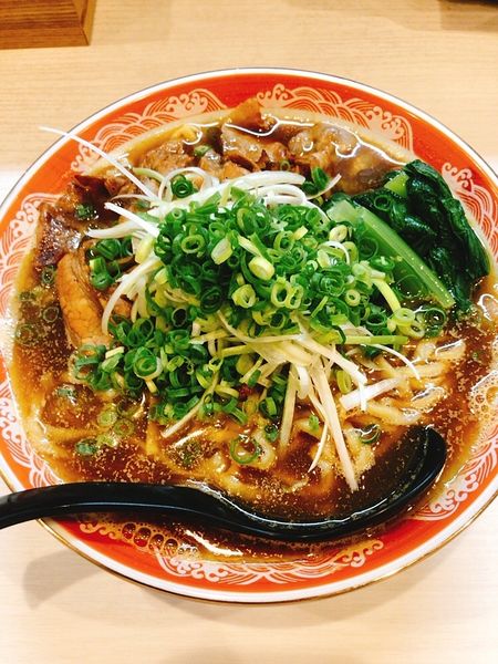 「カレー肉ラーメン」@牛そば まるはの写真