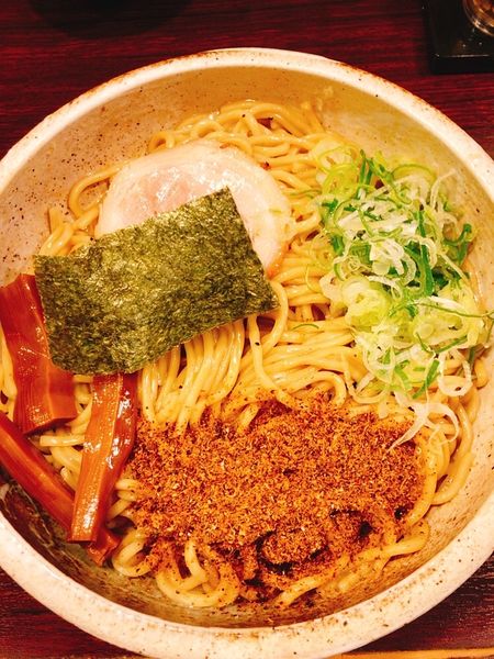 「油そば」@自家製太打麺 勢拉 稲毛店の写真