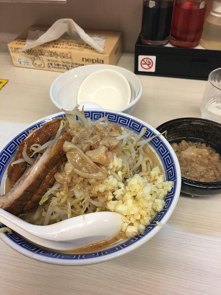 「哲二郎ラーメン　700円(クーポン使用) 生卵　50円」@平田の哲二郎の写真