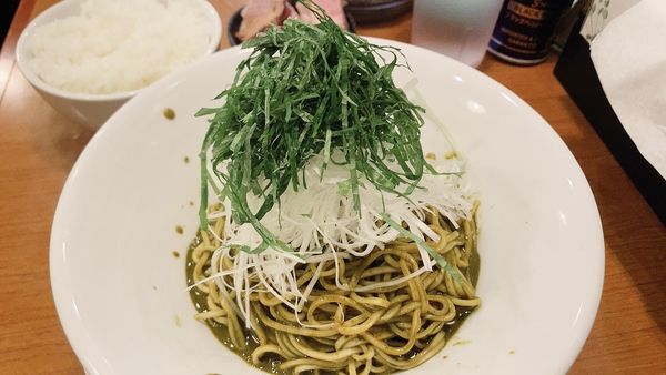 「アワビの肝の和えそば」@稲荷屋の写真