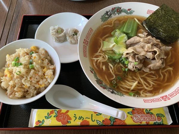 「ラーメン定食（醤油） 500円」@リビング & ダイニング hinodeの写真