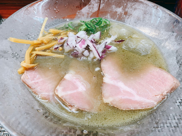 「冷製煮干しにごり 塩」@麺や 睡蓮の写真