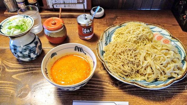 「【春夏限定】つけ麺 3種盛り」@拉麺酒房 熊人の写真