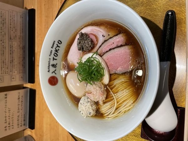「ポルチーニ醤油らあ麺+特製トッピング」@入鹿（IRUCA）-Tokyo-の写真