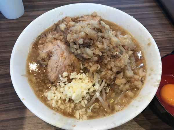 「ラーメン 200g 900円 生卵 50円」@夢を語れ 岐阜の写真