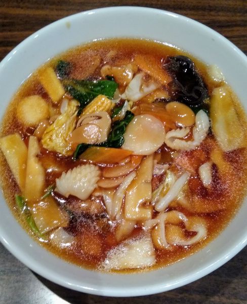 「五目刀削麺 980円」@上海華龍 ヤマダ電機LABI1高崎店の写真