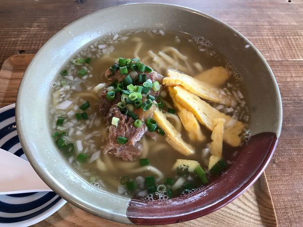 「ねぎ玉そば　500円」@我部祖河食堂 げんじやーの写真