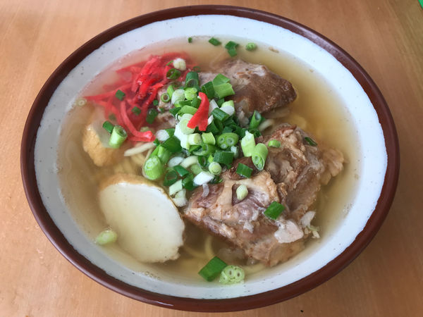 「沖縄そば　600円」@なかむら屋 屋台そば 駅前店の写真