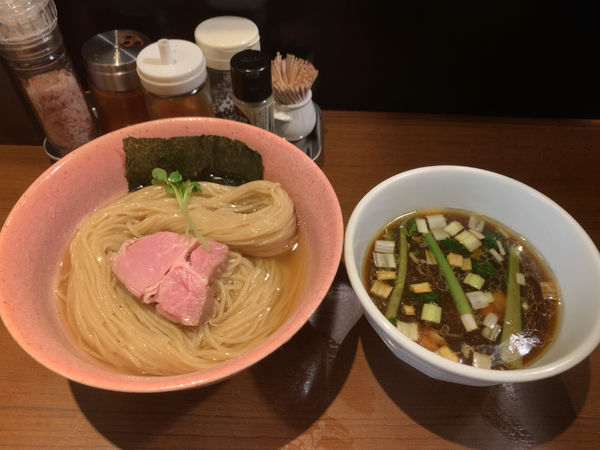 「昆布水つけ麺(醤油、1050円)」@麺処 はら田の写真