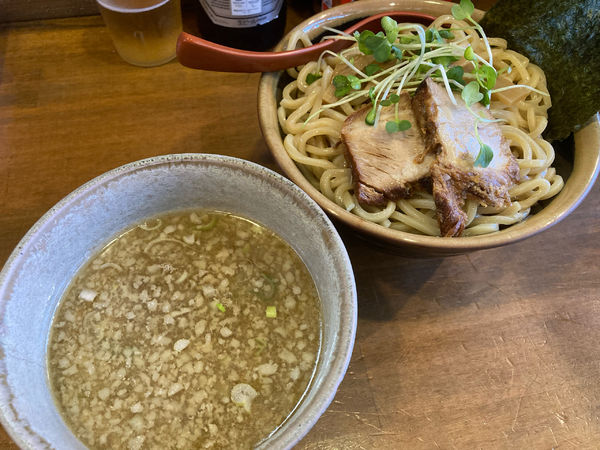 「塩つけ麺(大)¥850+瓶ビール¥500」@蝉時雨の写真