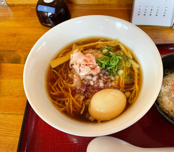 「味玉らぁ麺」@麺屋 鳳花の写真
