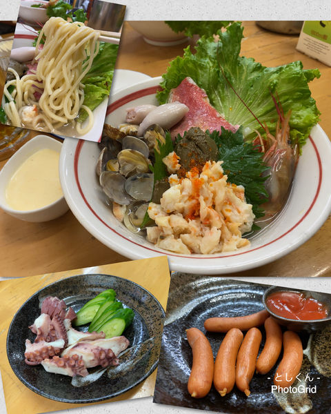 「【7月限定】海鮮冷やし中華 タルタル掛けて S」@MENYA 食い味の道有楽の写真