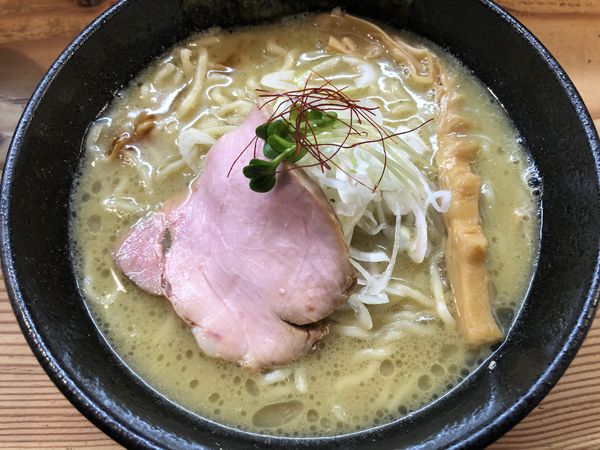 「濃厚牡蠣ソバ」@貝だしラーメン 貝ガラ屋の写真