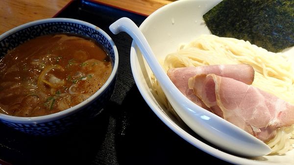 「とんこつつけそば(魚介)並 820円」@中華そば専門 めんやいただきの写真