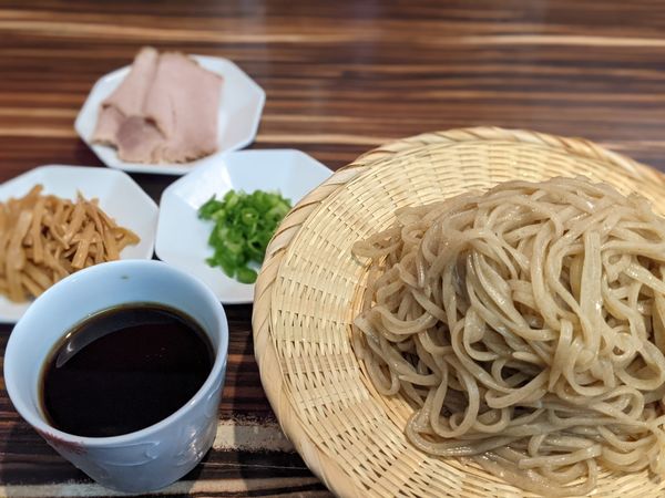 「限定ざる中華」@ラーメン人生 JET 福島本店の写真