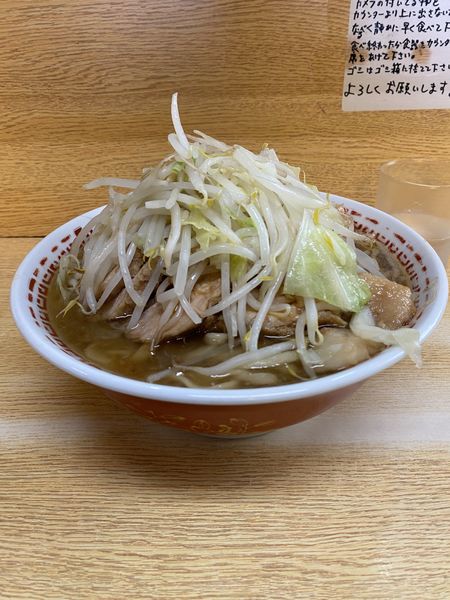 「小豚　全マシ」@ラーメン二郎 環七新新代田店の写真