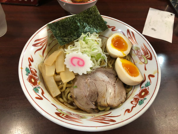 「黒丸味玉油そば + チャーシュー丼」@ぶぶか 吉祥寺北口店の写真