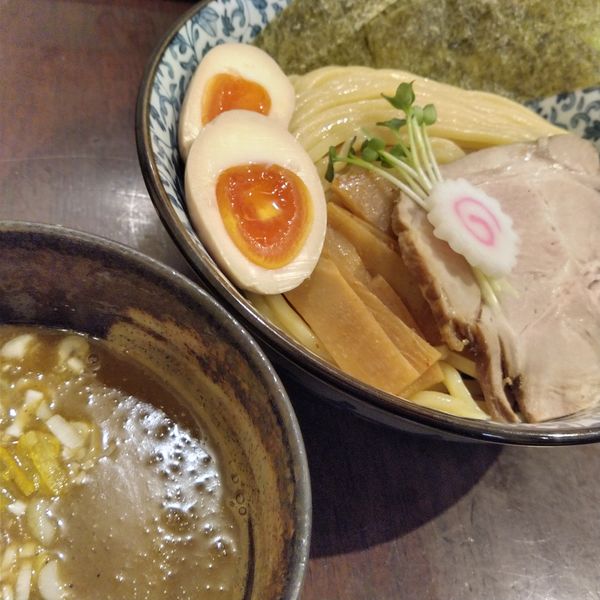 「濃厚鶏豚骨魚介つけ麺（並；200g） ￥900」@麺処はなぶさの写真