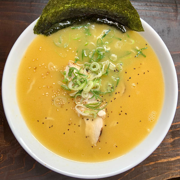 「鶏塩白湯ラーメン（600円）」@ほったて小屋の写真