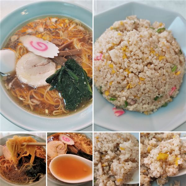 「ラーメン＆チャーハンセット　1000円」@大弘軒の写真