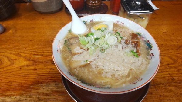 「限定　環七背脂チャッチャ系」@渡なべの写真