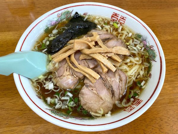 「ラーメン ６５０円」@かざま屋の写真