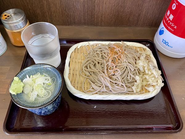 「もりそば390円」@そば切り うちばの写真