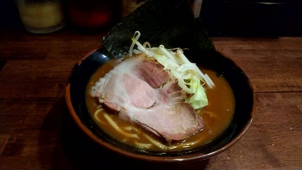 「味噌ラーメン（８００円）期間限定」@大岡家の写真