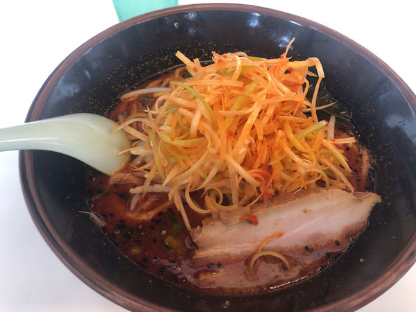 「カミナリラーメン　大辛　ネギ」@あじ平ラーメン 東浦和店の写真