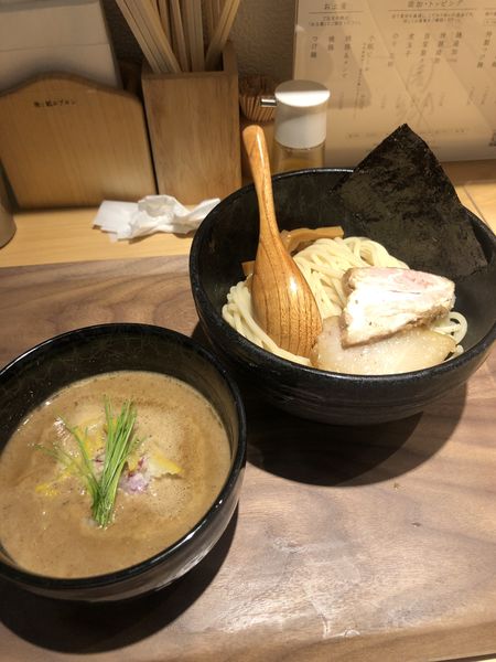 「つけ麺　中（200グラム）」@麺屋 周郷 新橋店の写真