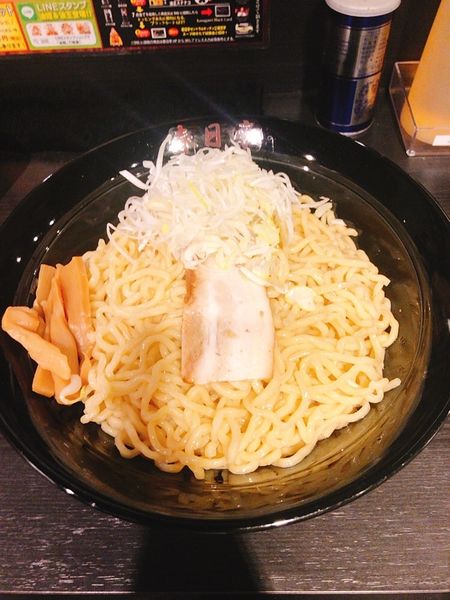 「醤油油そば(冷やし)」@油そば 春日亭 神田店の写真