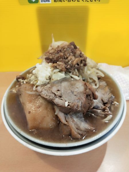 「豚ラーメン」@俺の生きる道 つくば店の写真