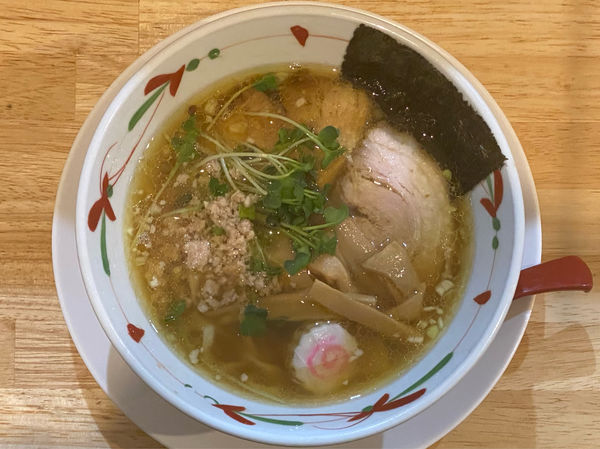 「醤油らーめん（薄口/太麺）」@らーめん天神下 大喜の写真
