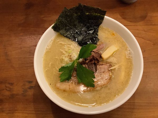 「かぶとらーめん（塩）+〆雑炊」@レインボウスパイス食堂カブトの写真