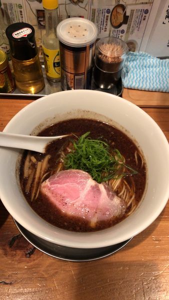 「【限定】源玄BLACK(¥800)」@麺処 源玄の写真