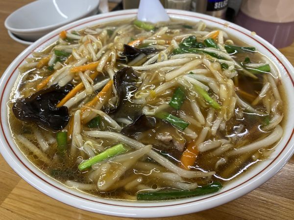 「もやしそば大盛」@峰来軒の写真