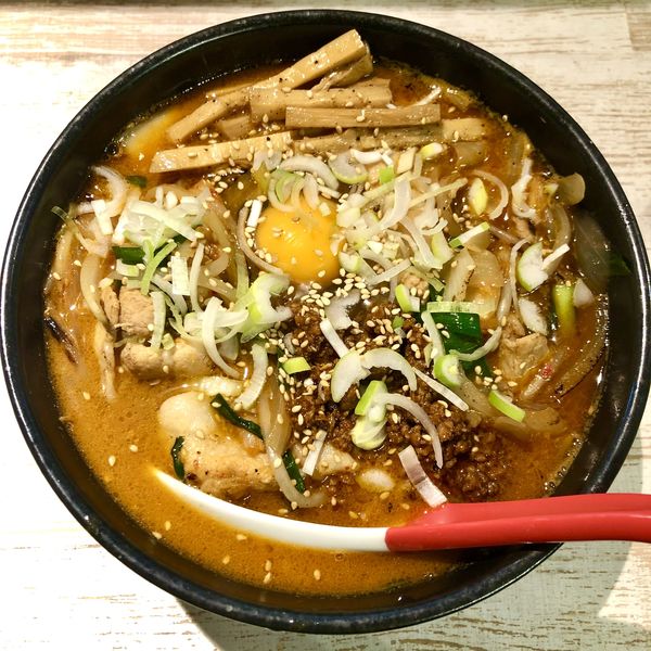 「【限定D】キムチチゲ味噌らーめん ￥950」@麺屋 誉の写真