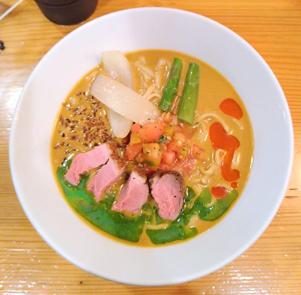 「冷しカレー麺【限定】」@麺堂にしき 新宿歌舞伎町店の写真