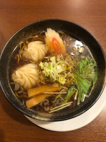 「蒸し小籠包+醬油ラーメン」@ぱおず屋 陽太の写真
