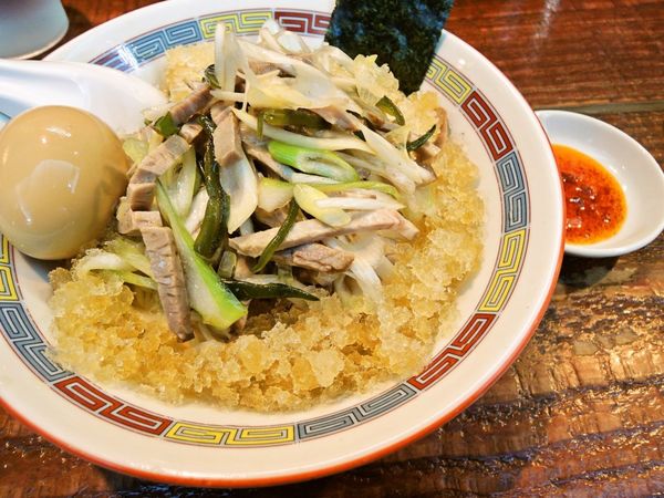 【夏季限定】氷結煮干麺(1200円)