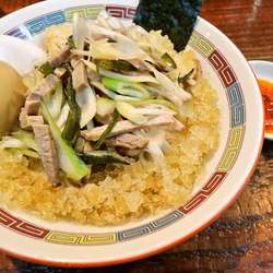 【夏季限定】氷結煮干麺(1200円)