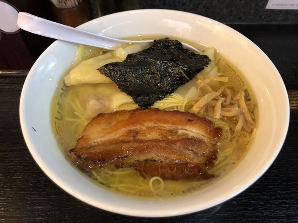 「塩ワンタンそば」@塩そば 桑ばらの写真