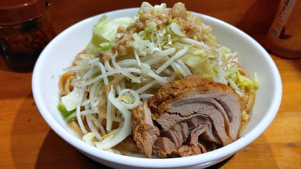 「麺増し・ラーメン豚１枚　￥１１５０」@ラーメン豚39 大井町店の写真