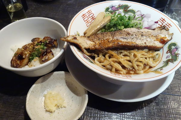 「一周年限定麺最終章　エビマゼそば『濃厚オマールソース』」@ラーメン カラテキッドの写真